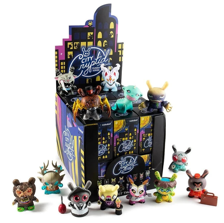 Kaiju Dunny Battle 3 Mini Figures by Kidrobot x Clutter