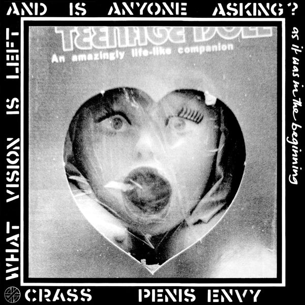 【希少美品】CRASS PENIS ENVY LP + ポスター Crass-Penis-Envy-