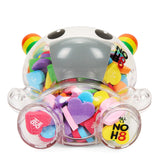 Kidrobot X Noh8 "All <3 Noh8" 8" Rainbow Clear Shell Dunny Filled With Hearts