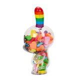 Kidrobot X Noh8 "All <3 Noh8" 8" Rainbow Clear Shell Dunny Filled With Hearts