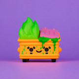 Dumpster Fire - Toxic Waste Vinyl Figure - Radioactive Orange Edition