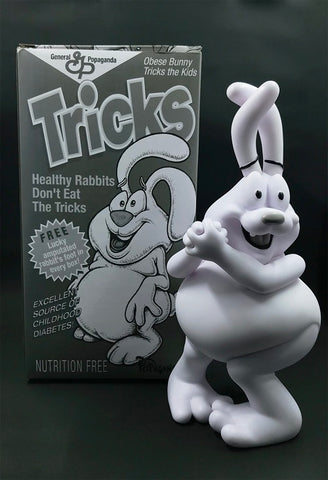 Tricky the Obese Rabbit Monotone by Ron English